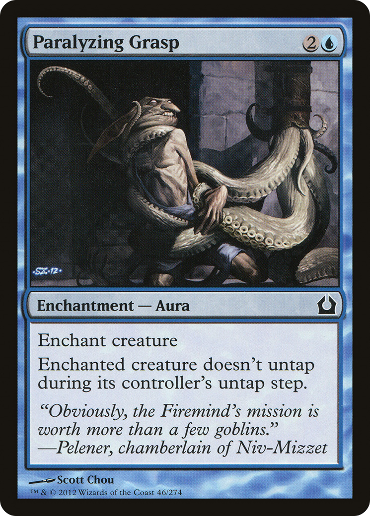 Paralyzing Grasp (RTR-046) [Return to Ravnica] Foil