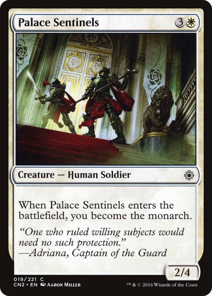 Palace Sentinels (CN2-019) [Conspiracy: Take the Crown] Foil