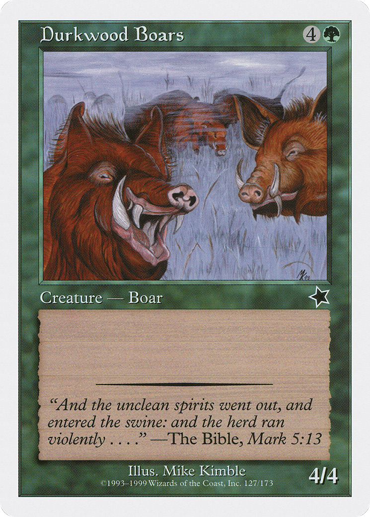 Durkwood Boars (S99-127) [Starter 1999]