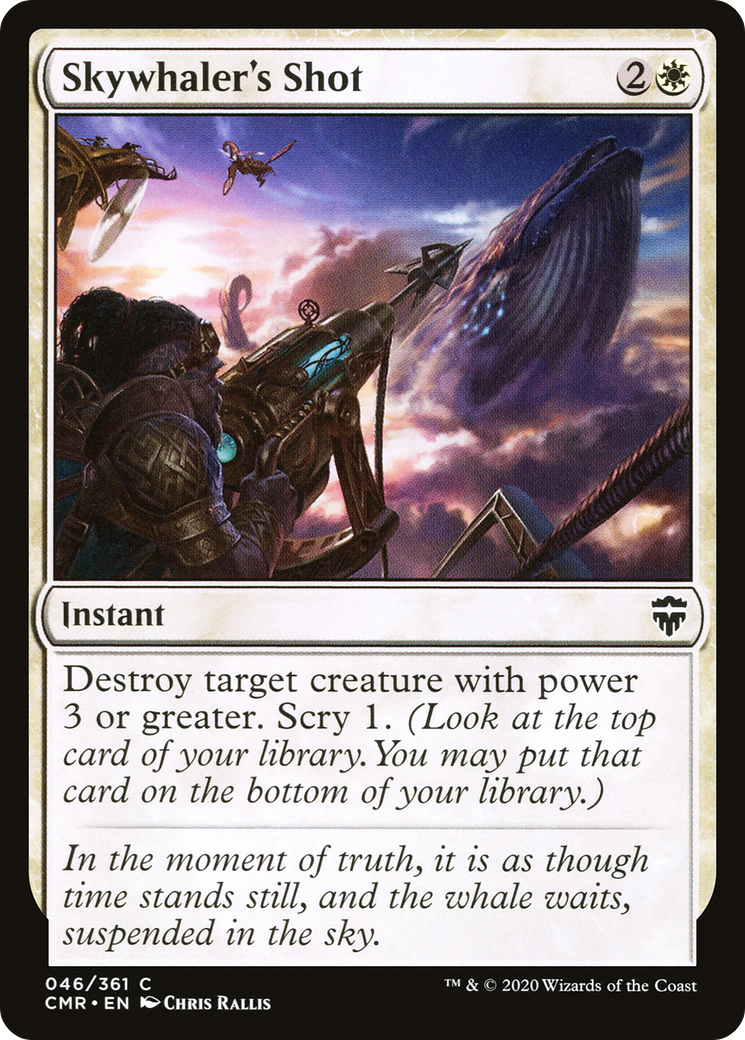Skywhaler's Shot (CMR-046) [Commander Legends] Foil