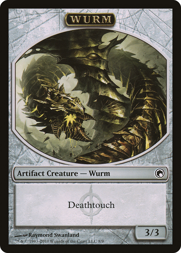 Wurm Token (SOM-008) [Scars of Mirrodin Tokens]