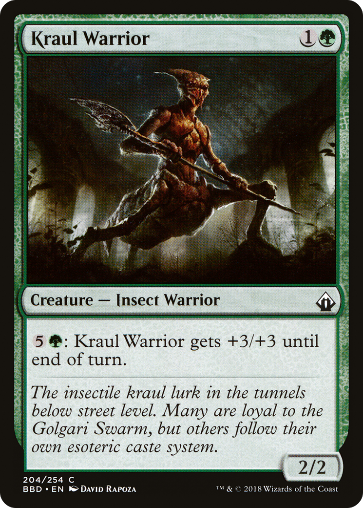 Kraul Warrior (BBD-204) [Battlebond] Foil