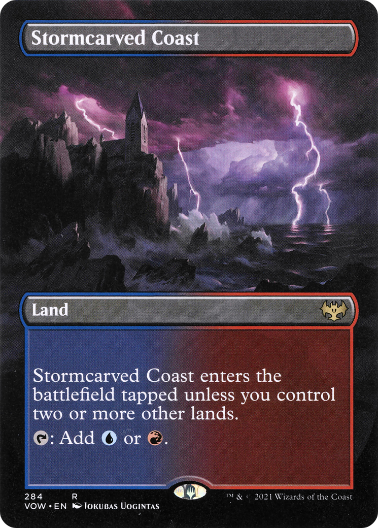 Stormcarved Coast (Borderless) (VOW-284) [Innistrad: Crimson Vow]
