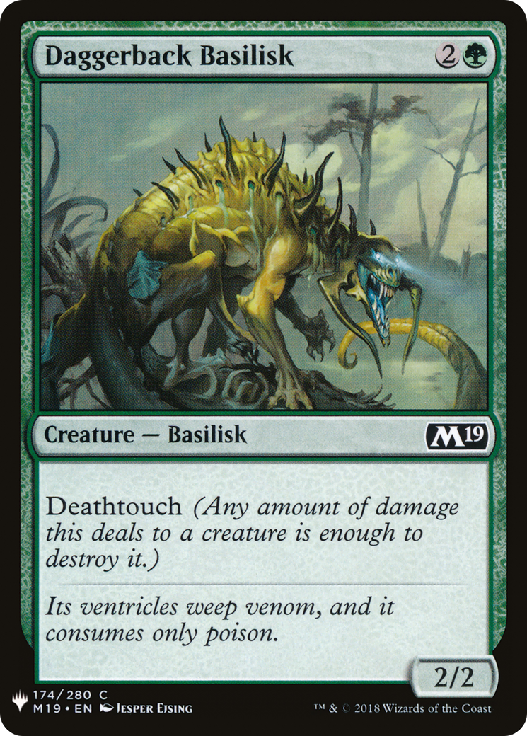 Daggerback Basilisk (LIST-174) [The List]