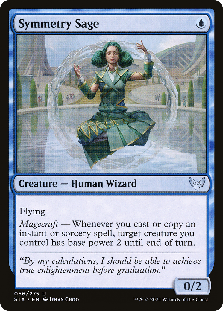 Symmetry Sage (STX-056) [Strixhaven: School of Mages] Foil
