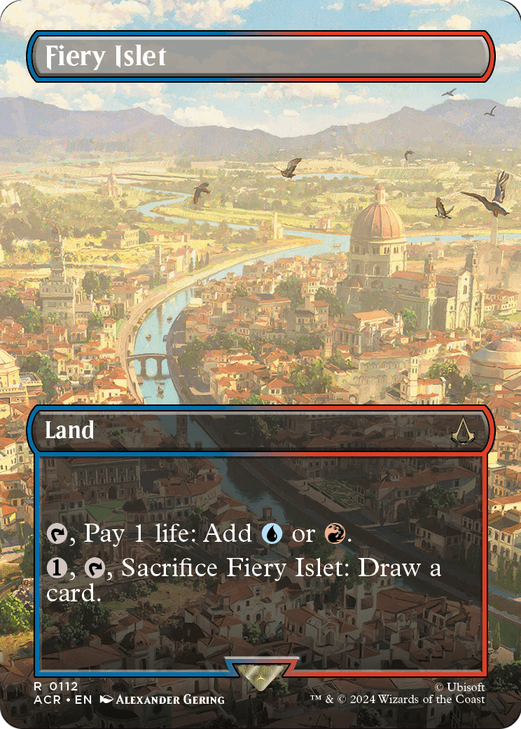 Fiery Islet (Borderless) (ACR-112) [Assassin's Creed]