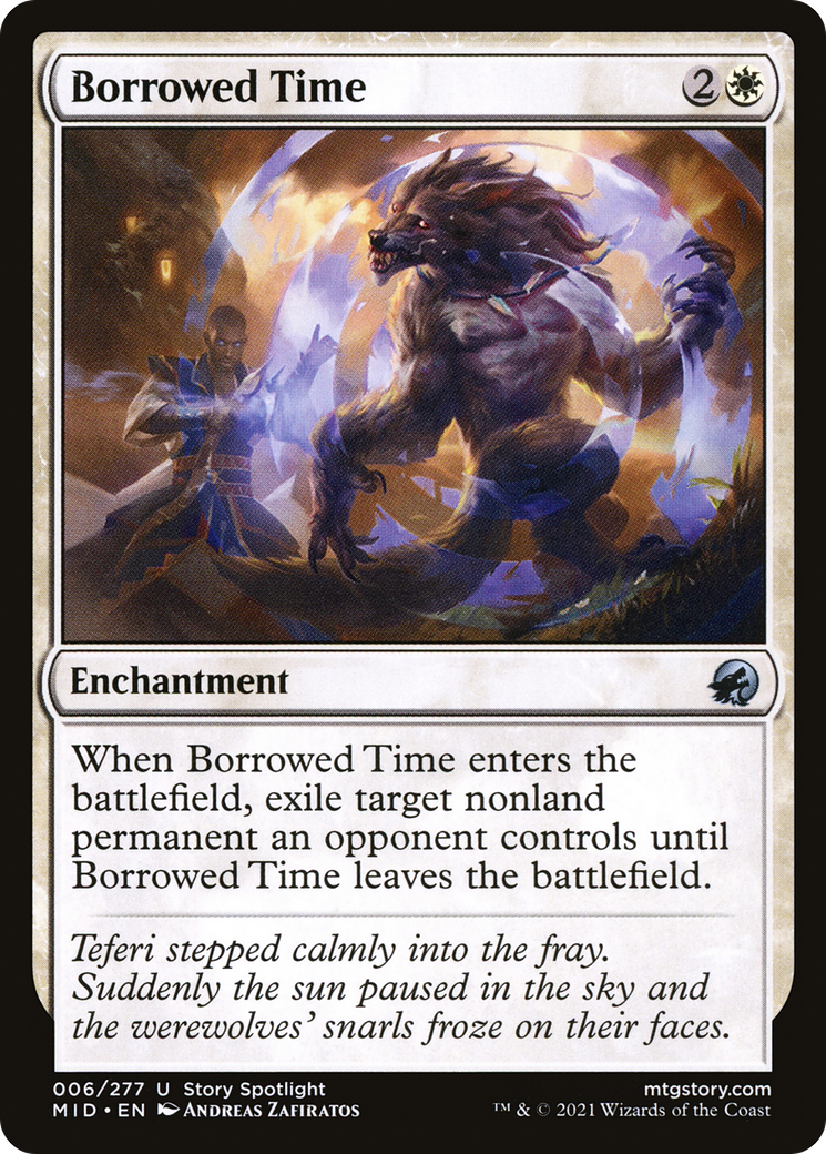 Borrowed Time (MID-006) [Innistrad: Midnight Hunt] Foil