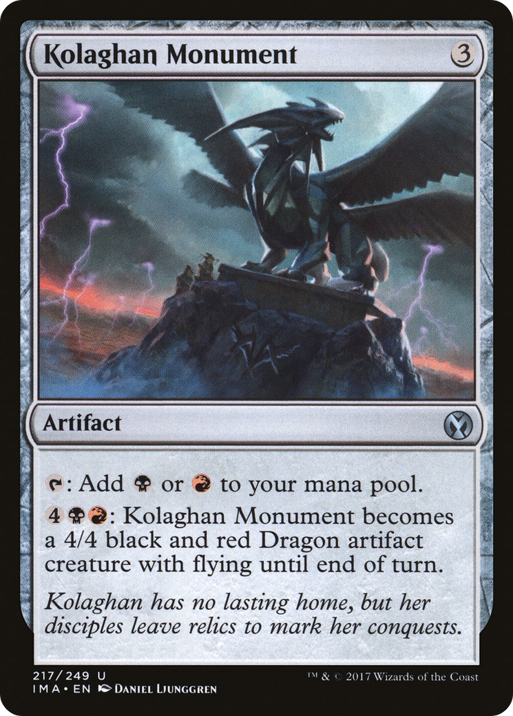 Kolaghan Monument (IMA-217) [Iconic Masters] Foil