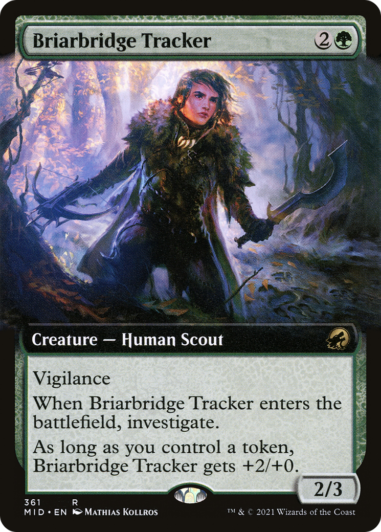Briarbridge Tracker (Extended Art) (MID-361) [Innistrad: Midnight Hunt]
