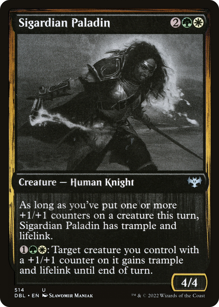 Sigardian Paladin (DBL-514) [Innistrad: Double Feature] Foil