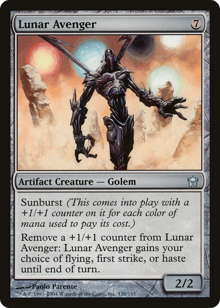 Lunar Avenger (5DN-136) [Fifth Dawn] Foil