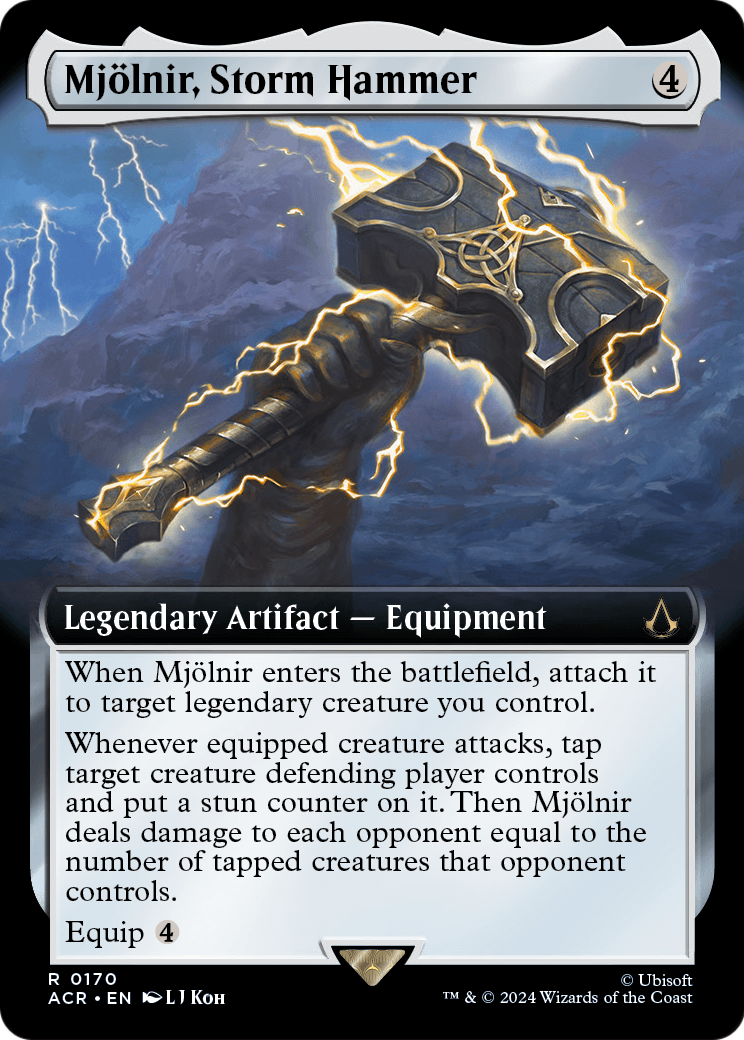 Mjolnir, Storm Hammer (Extended Art) (ACR-170) [Assassin's Creed]