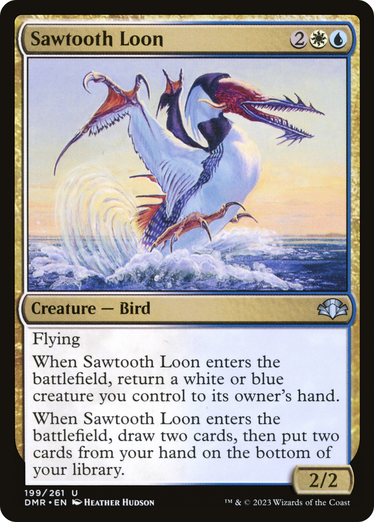 Sawtooth Loon - Foil [Dominaria Remastered]