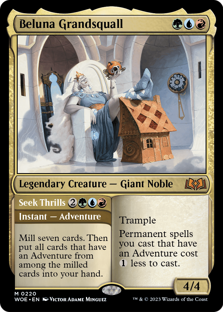 Beluna Grandsquall (WOE-220) [Wilds of Eldraine]