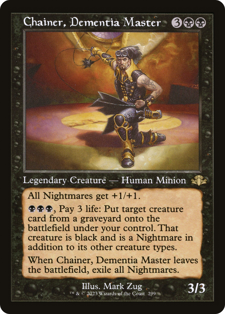 Chainer, Dementia Master (Retro Frame) (DMR-299) [Dominaria Remastered]