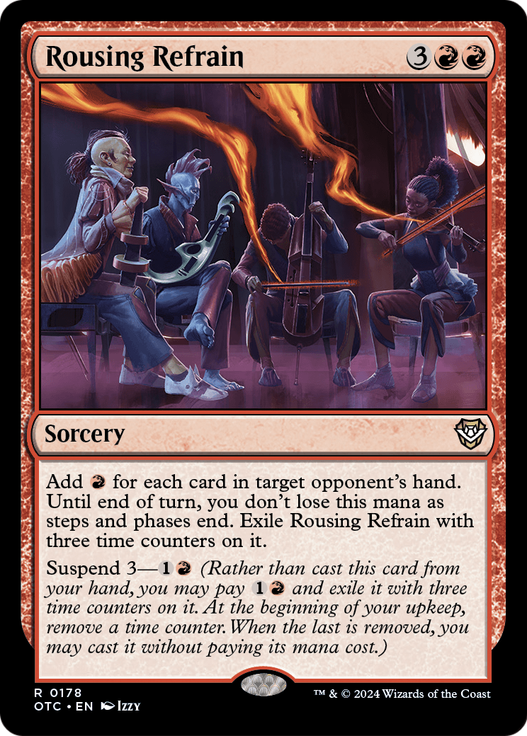 Rousing Refrain (OTC-178) [Outlaws of Thunder Junction Commander]