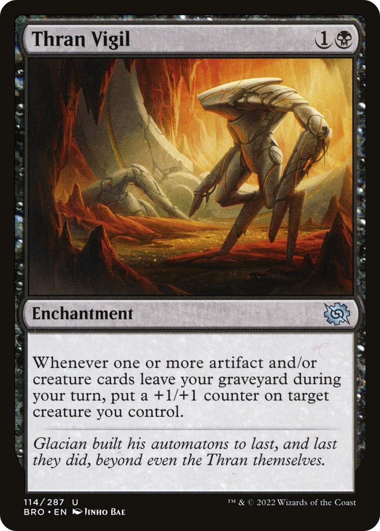 Thran Vigil (BRO-114) [The Brothers' War] Foil