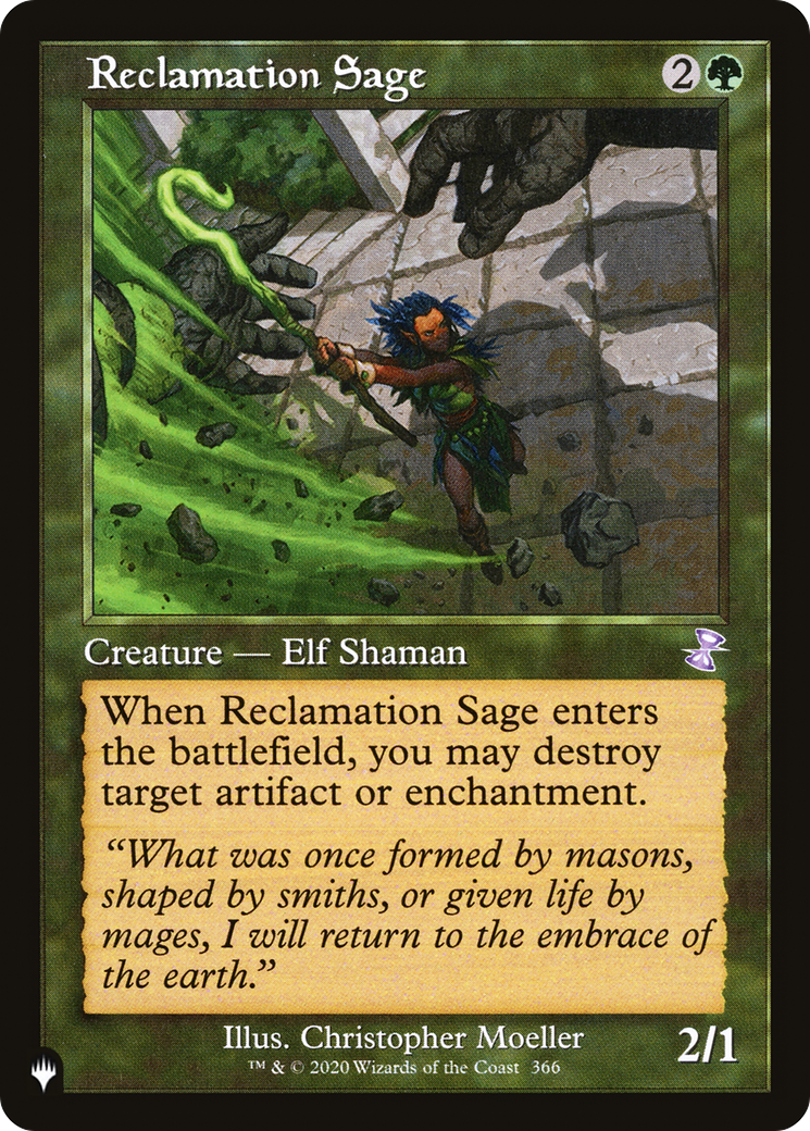 Reclamation Sage (LIST-366/289) [The List]