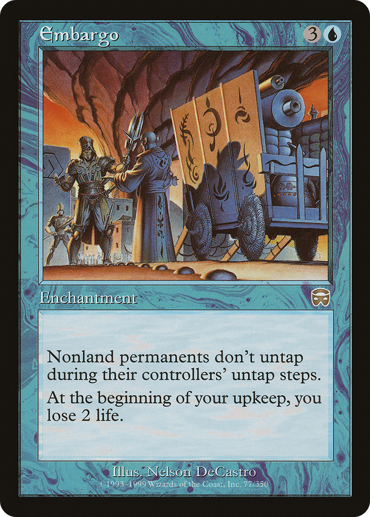 Embargo (MMQ-077) [Mercadian Masques] Foil