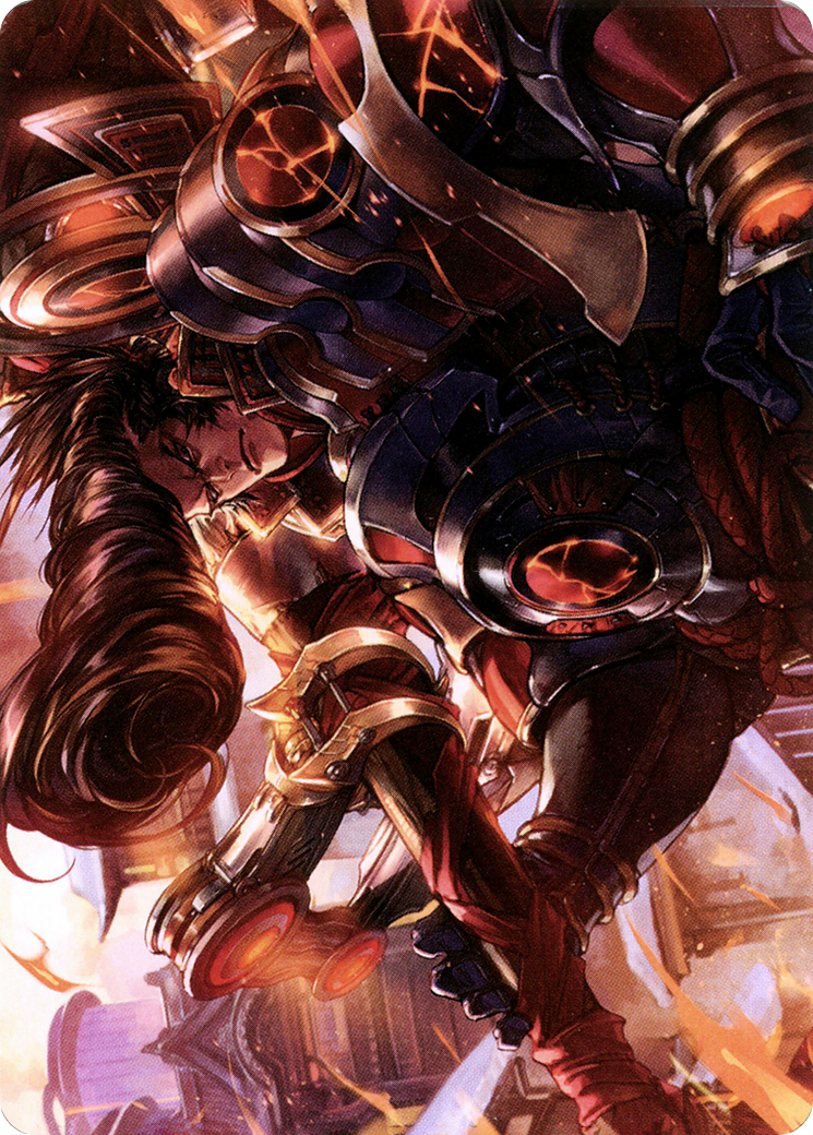 Upriser Renegade // Upriser Renegade (ANEO-065) (Borderless) [Neon Dynasty Art Series]