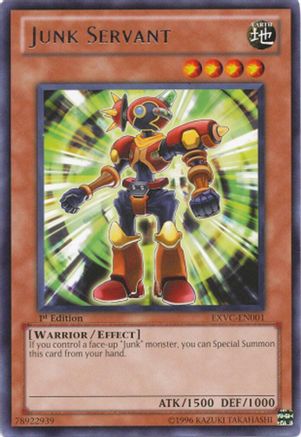 Junk Servant (Rare) (EXVC-EN001) - Extreme Victory 1st Edition