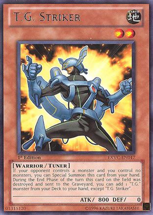 T.G. Striker (Rare) (EXVC-EN017) - Extreme Victory 1st Edition