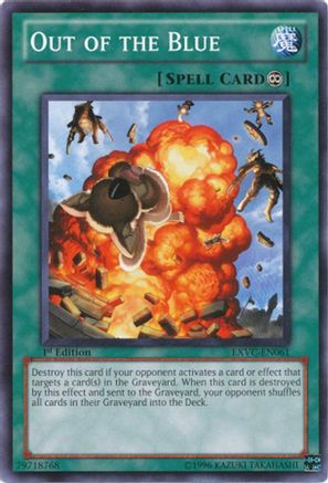 Out of the Blue (Common) (EXVC-EN061) - Extreme Victory 1st Edition