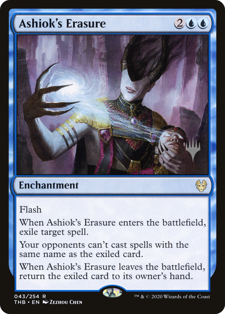 Ashiok's Erasure (PPTHB-043) [Promo Pack: Theros Beyond Death Promos]