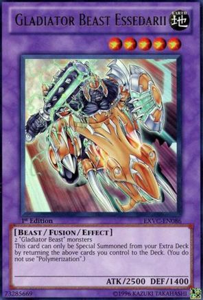 Gladiator Beast Essedarii (Ultra Rare) (EXVC-EN086) - Extreme Victory 1st Edition