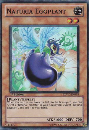 Naturia Eggplant (Super Rare) (EXVC-EN098) - Extreme Victory Unlimited