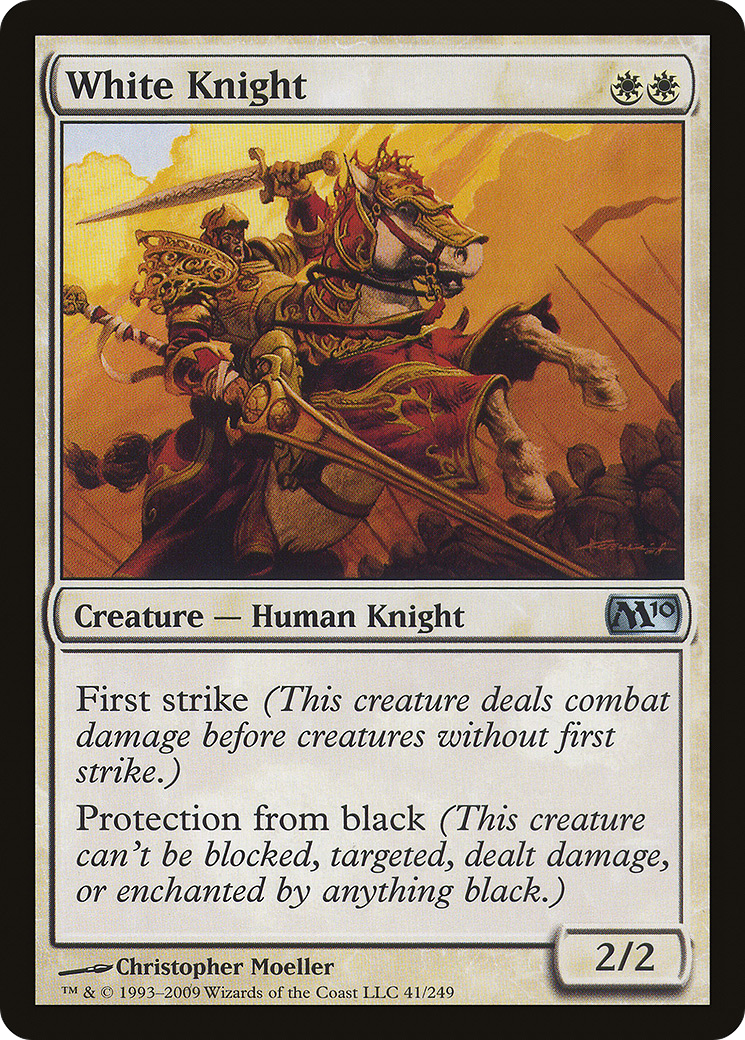 White Knight (M10-041) [Magic 2010]