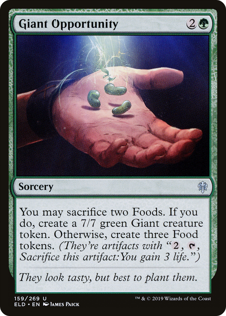 Giant Opportunity (ELD-159) [Throne of Eldraine]