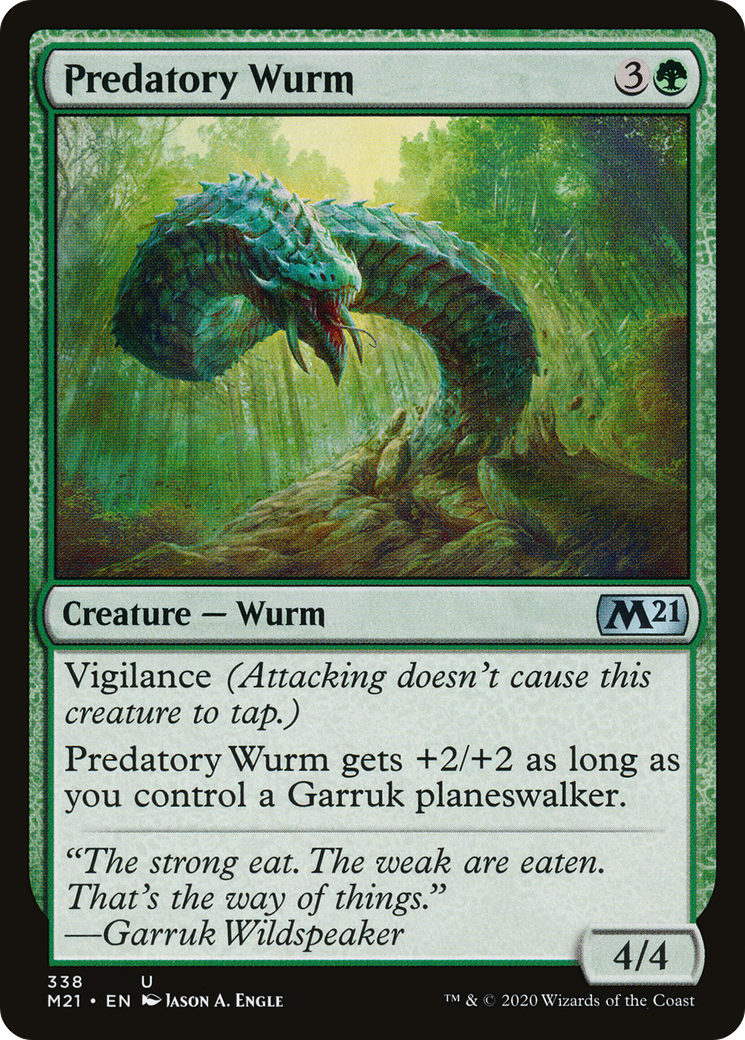 Predatory Wurm (M21-338) [Core Set 2021]