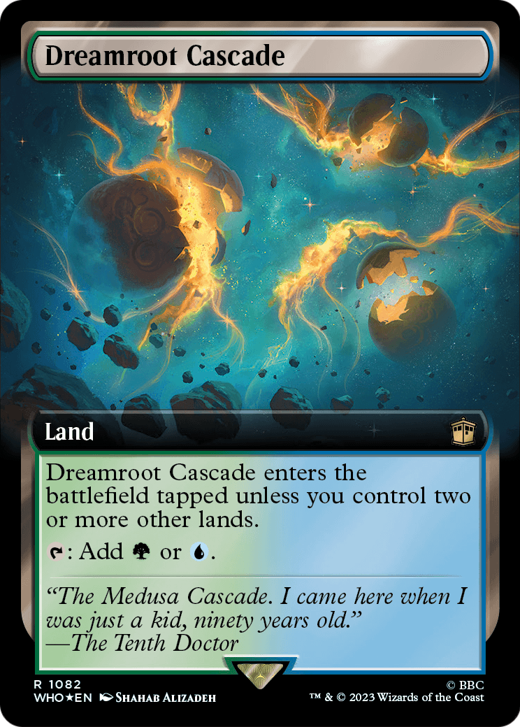 Dreamroot Cascade (Extended Art) (Surge Foil) (WHO-1082) [Doctor Who] Foil