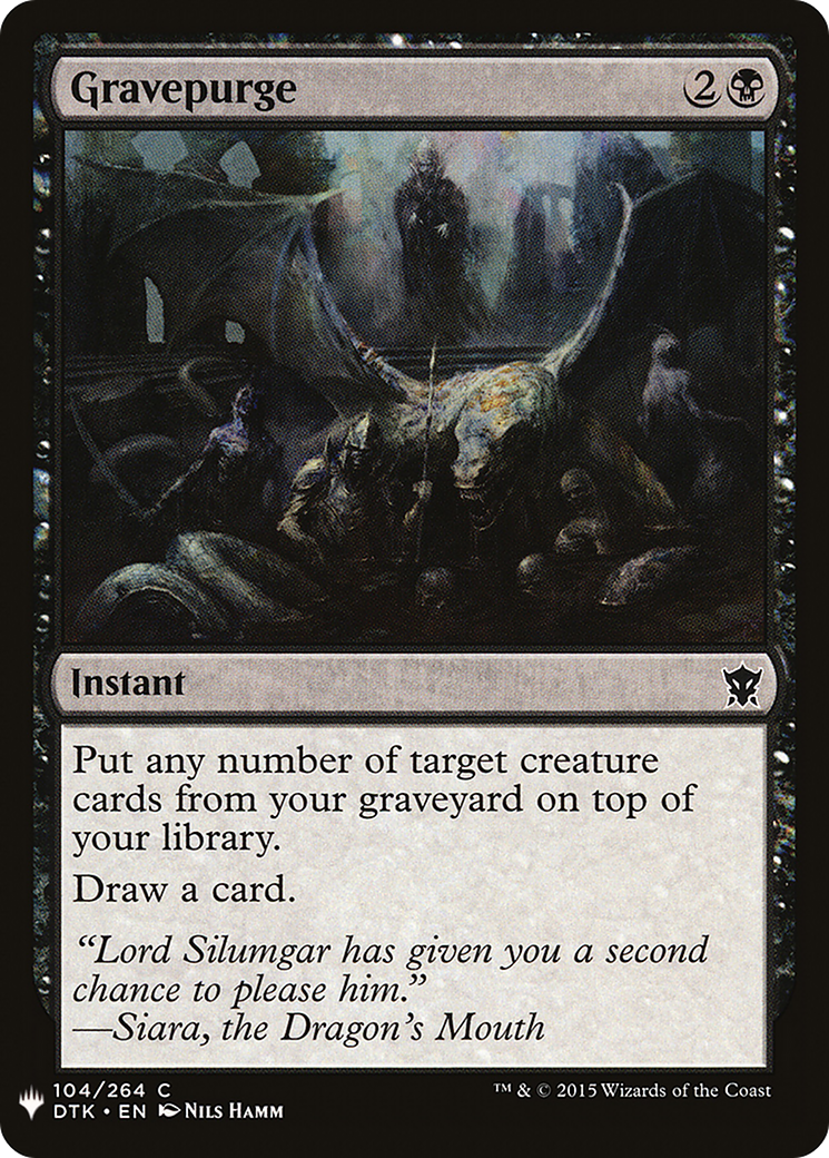 Gravepurge (LIST-104) [The List]