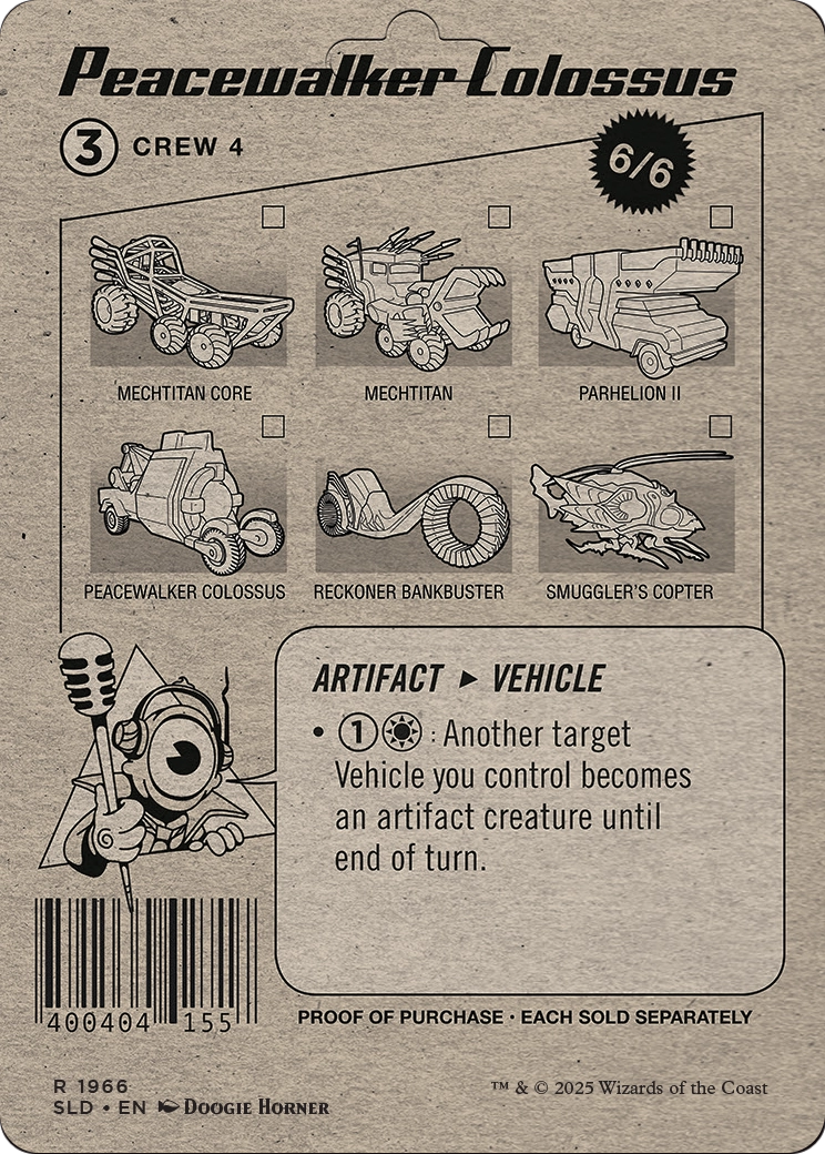 Peacewalker Colossus (SLD-1966) (Borderless) [Secret Lair Drop] Foil
