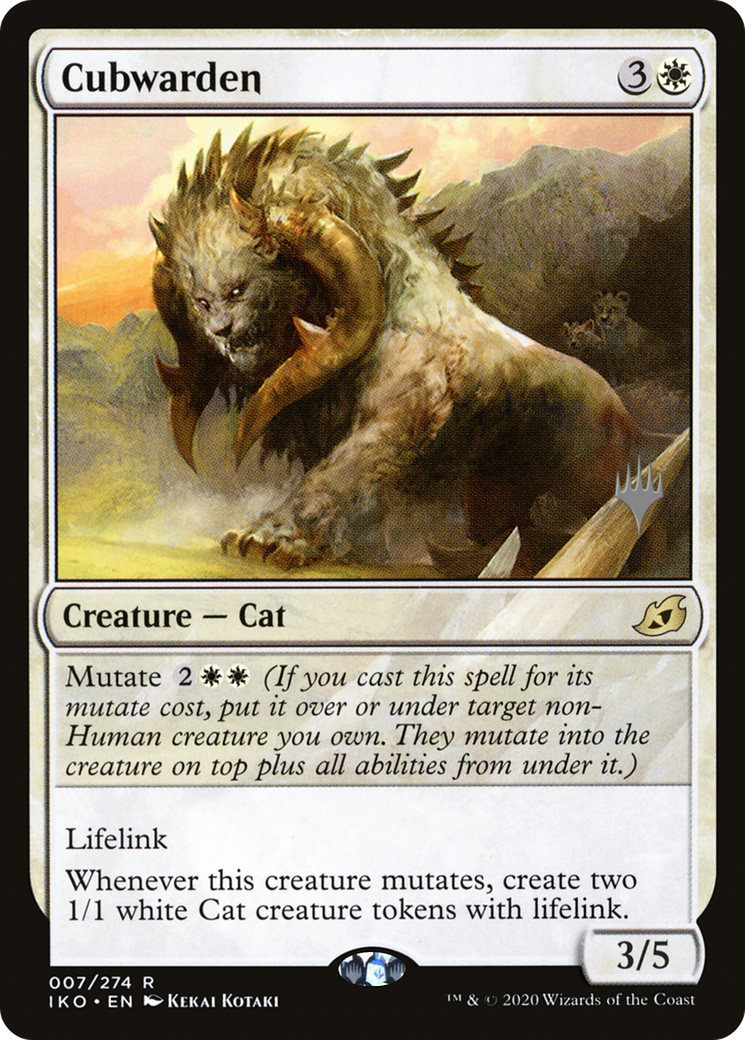 Cubwarden (PPIKO-007) [Promo Pack: Ikoria: Lair of Behemoths Promos] Foil