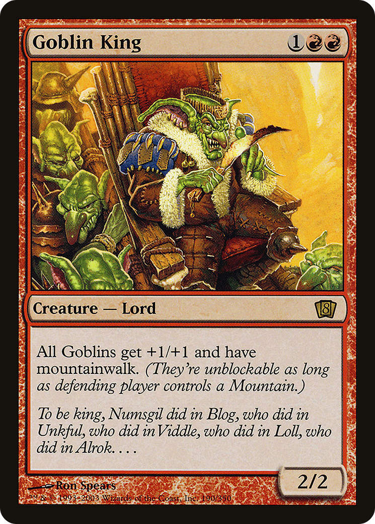 Goblin King (8ED-190) [8th Edition]