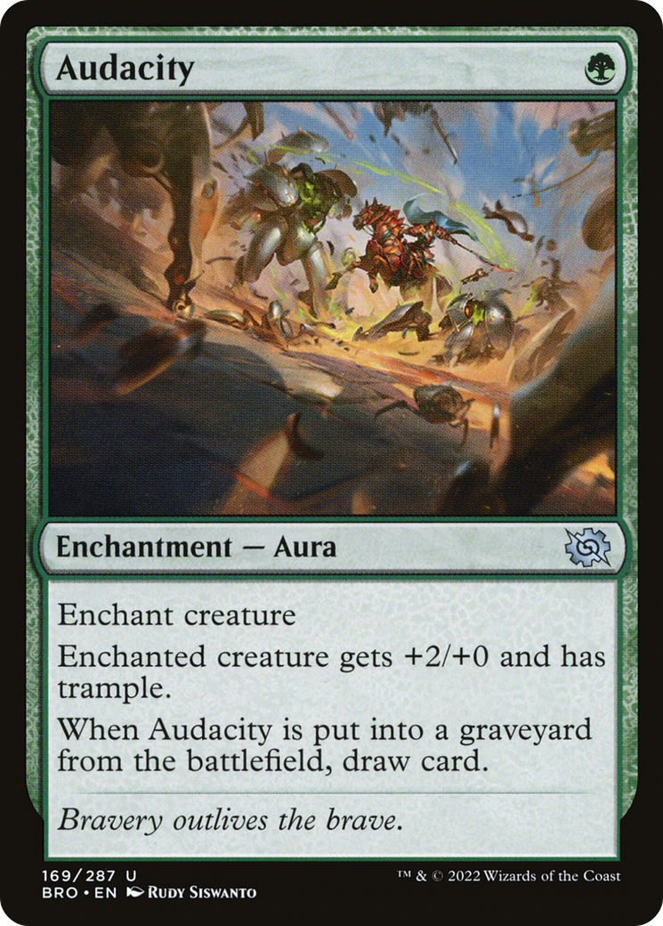 Audacity (BRO-169) [The Brothers' War] Foil