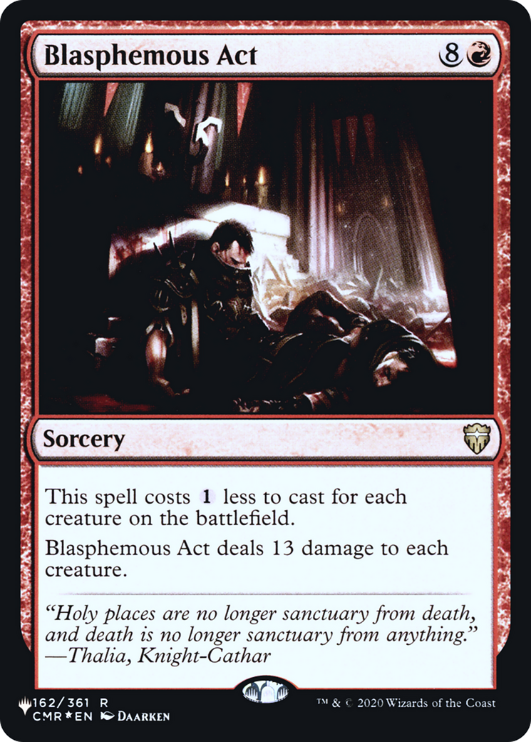 Blasphemous Act (LIST-162) [The List] Foil
