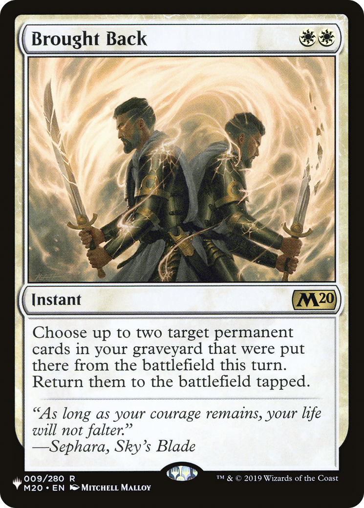 Brought Back (LIST-009/280) [The List]