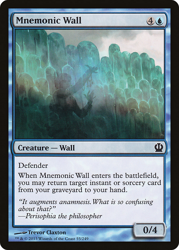 Mnemonic Wall (THS-055) [Theros] Foil