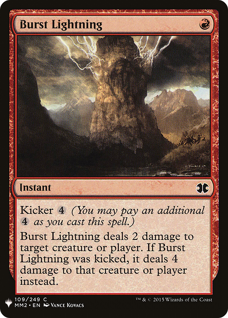 Burst Lightning (MM2) (LIST-109) [The List]