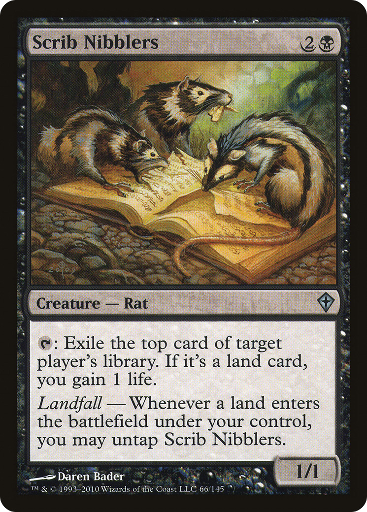 Scrib Nibblers (WWK-066) [Worldwake] Foil