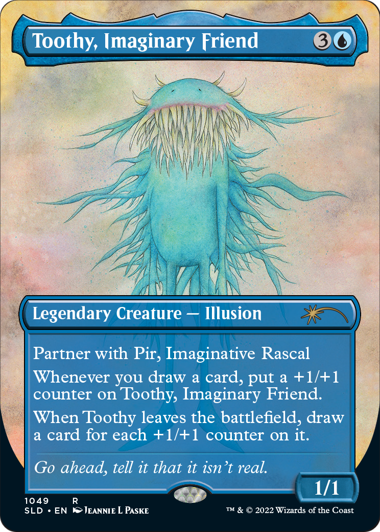 Toothy, Imaginary Friend (Borderless) (SLD-1049) [Secret Lair Drop]