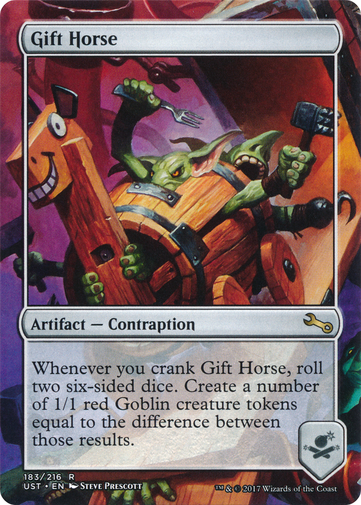 Gift Horse (UST-183) (Borderless) [Unstable] Foil