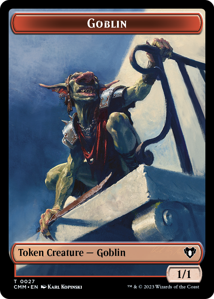 Goblin (TCMM-027) [Commander Masters Tokens] Foil