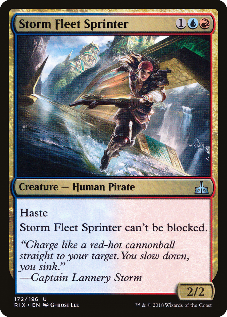 Storm Fleet Sprinter (RIX-172) [Rivals of Ixalan] Foil