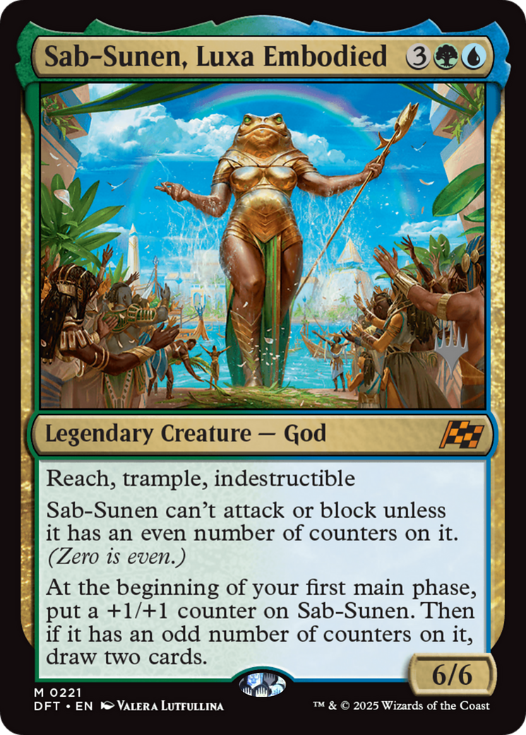 Sab-Sunen, Luxa Embodied (PPDFT-221) [Promo Pack: Aetherdrift]
