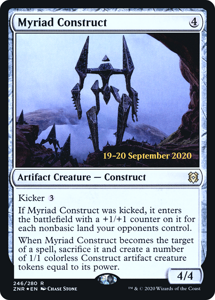 Myriad Construct (PRE-246) [Zendikar Rising Promos] Foil